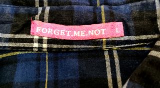 Camicia a quadri Forget Me Not