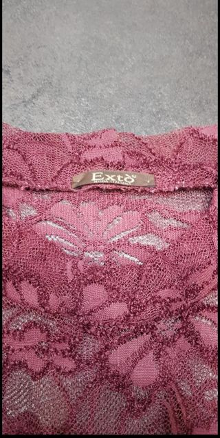 Abito Extò pizzo bordeaux taglia S/M
