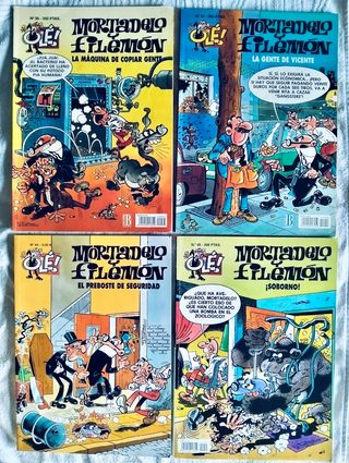 Lote de 22 comics Mortadelo y Filemón serie olé 
