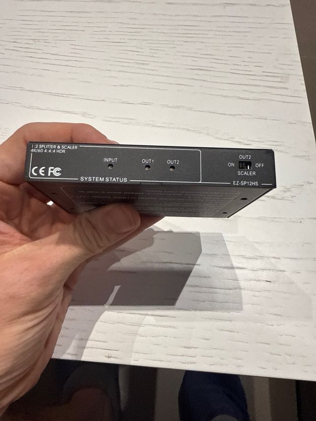 Ezcoo 1x2 HDMI 2.0 Splitter 4K 60Hz HDR