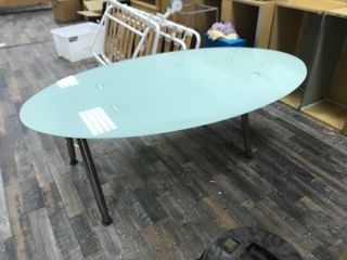 Mesa oficina cristal Ikea
