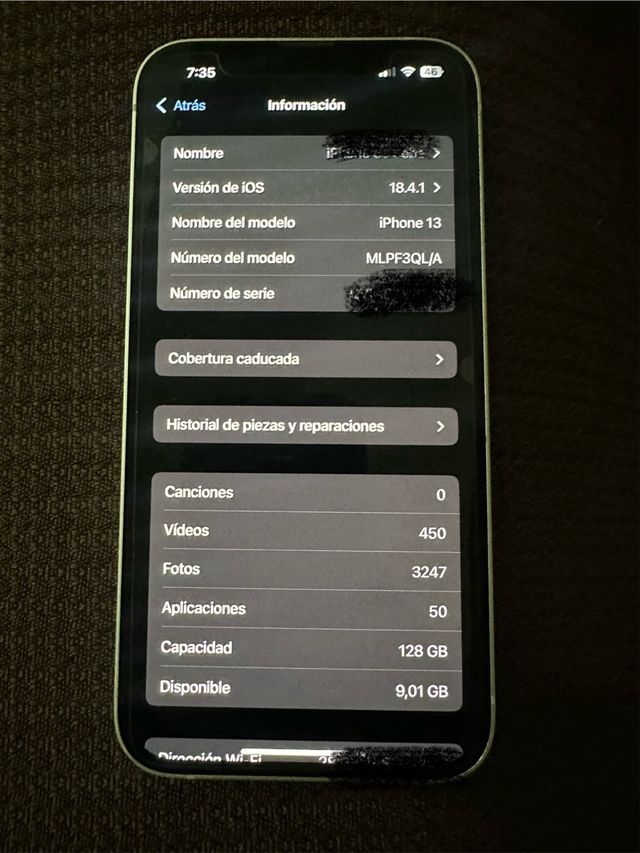 iPhone 13 Blanco 128gb