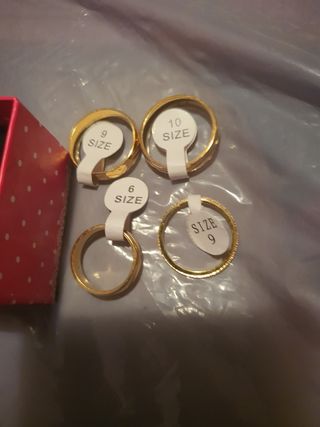 Sortijas de compromiso ORO y ACERO