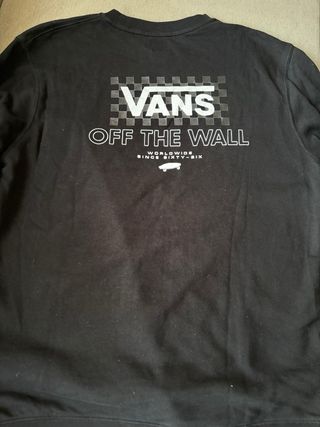 Sudadera Vans Negra chico XL