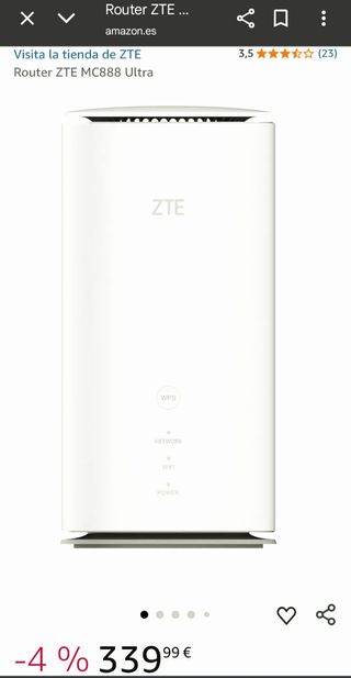 ROUTER 5G CON WIFI 6 VODAFONE GIGACUBE NUEVO LIBRE