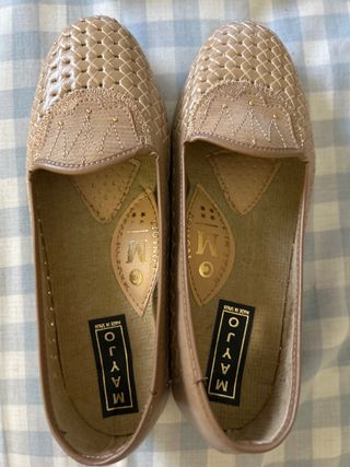 Zapatos Maylo Beige Talla 35