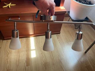 Lámpara de 3 luces moderna metal
