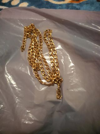 Cadena Chapado en Oro