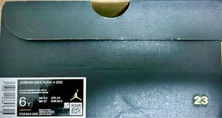 Zapatillas Nike Jordan Talla 38.5 Negras Rojas