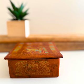 Caixa Organizadora Vintage Egípcia