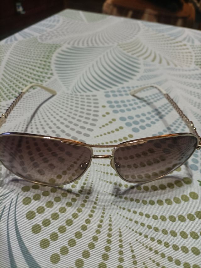 Óculos de Sol Guess Unissex Dourado e Castanho
