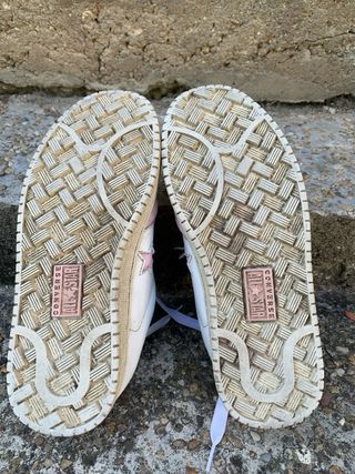 CONVERSE BAJAS BLANCAS Y ROSAS