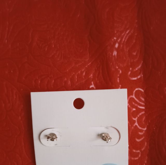 Pendientes osito rosa y plata