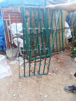 Verjas de forja verdes