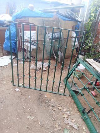 Verjas de forja verdes