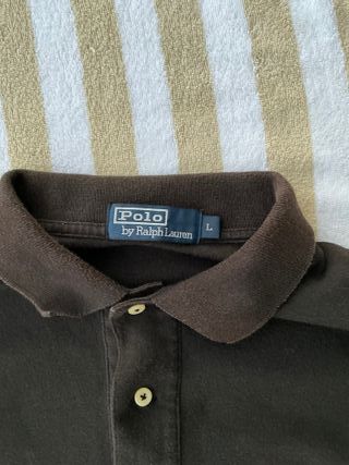Polo Ralph Lauren Manga Larga Marrón Talla L