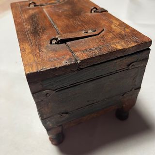 Bauletto antico multiuso XIX secolo
