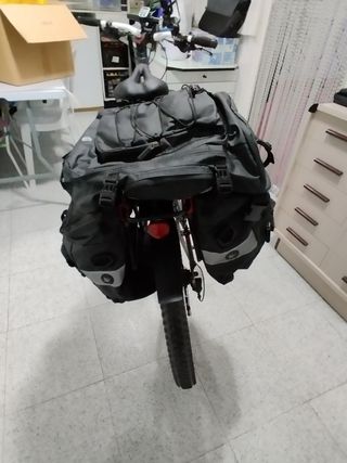 Bicicleta para cicloturismo y grandes rutas...