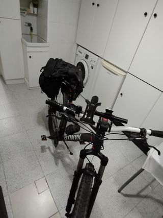 Bicicleta para cicloturismo y grandes rutas...