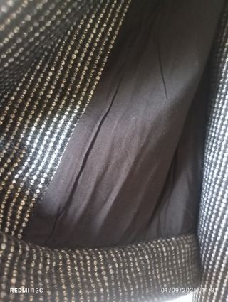 Fato Inverno Meisie Preto e Bege Tamanho S