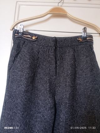 Fato Inverno Meisie Preto e Bege Tamanho S