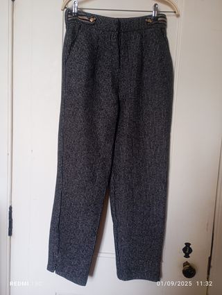 Fato Inverno Meisie Preto e Bege Tamanho S