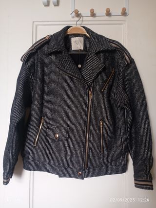 Fato Inverno Meisie Preto e Bege Tamanho S