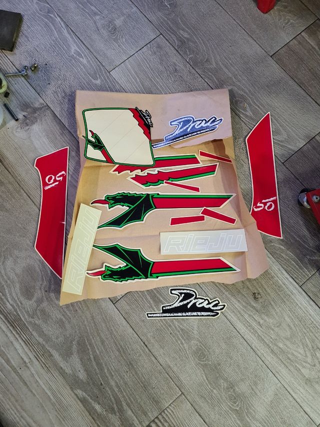 Kit Vinilos Rieju Drac Originales