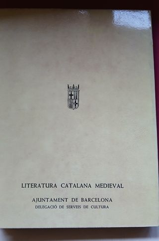 LITERATURA CATALANA MEDIEVAL