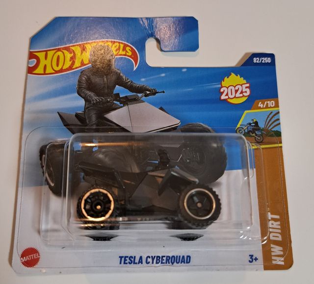 Hotwheels Tesla Cyberquad Gris 82/250