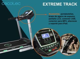 Cinta de Correr Cecotec Extreme Track Plegable