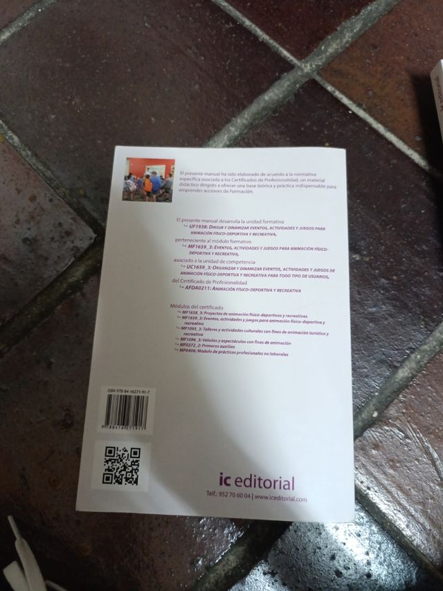 Libro de texto - AFDA0211 - UF1938