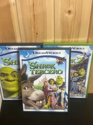 Shrek Trilogía Películas DVD Español