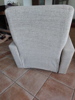 Sillón relax reclinable con reposapiés