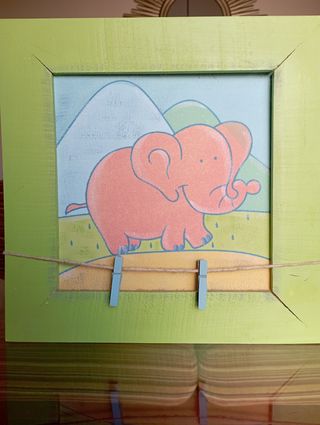Cuadro infantil elefante