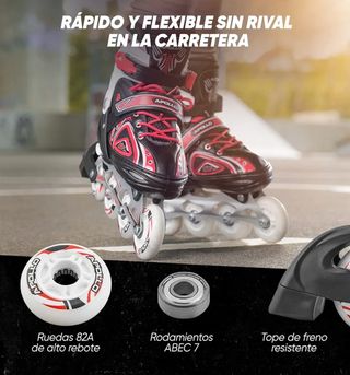 Patines en línea Apollo con luces