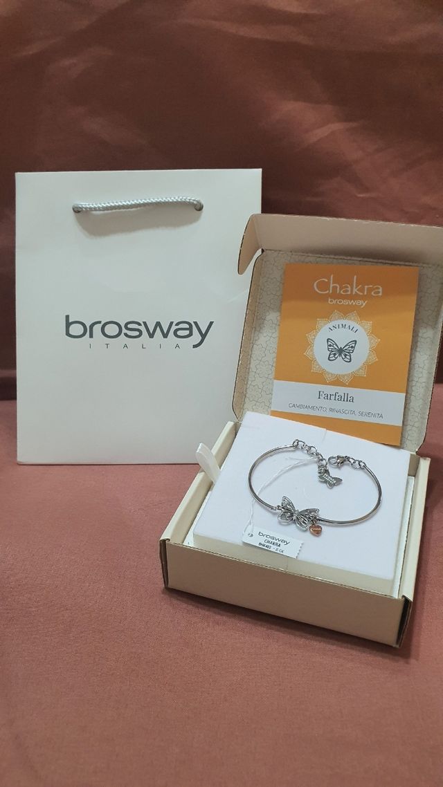 Bracciale Brosway Farfalla Cuore Friend Argento