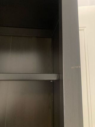 Estantería librería Ikea marrón wengue
