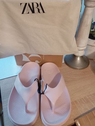 Sandalias Zara Rosa