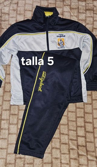 Chándal Colegio San Gabriel Talla 5