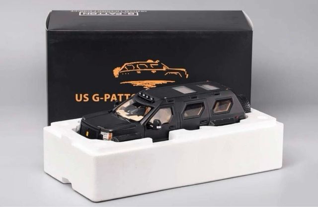 1:18 Keng Fai US G-Patton SUV Negro