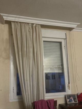 Cortinas de algodón con flores