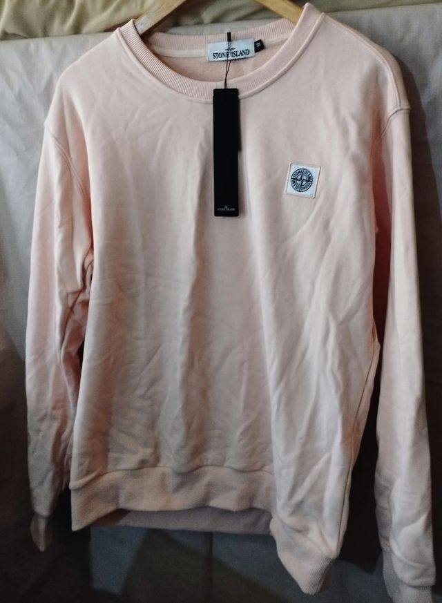 Sudadera Stone Island Talla M Rosa de segunda mano por 25 EUR en