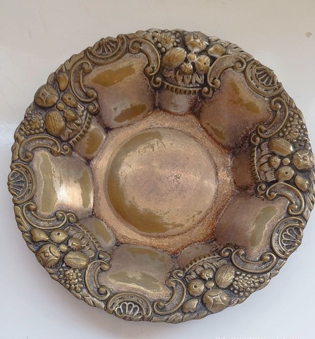 Bandeja antigua decorada