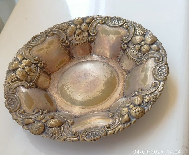 Bandeja antigua decorada