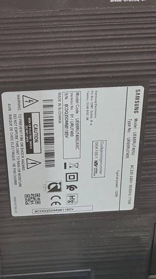 Samsung TV 65 UE65RU7405U - Pantalla Rota