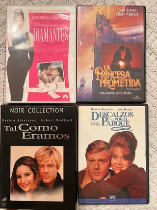 4 Películas DVD: Diamantes, Princesa Prometida, Ta