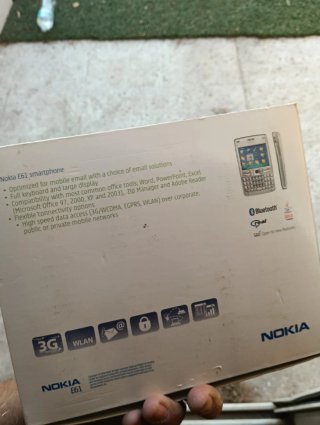 Nokia E61 Plata