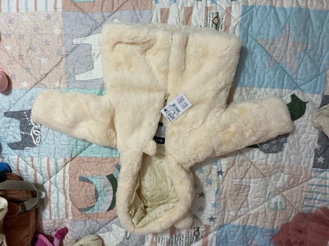 Chaqueta bebé peluche Kiabi