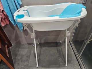 Bañera para bebé con termómetro